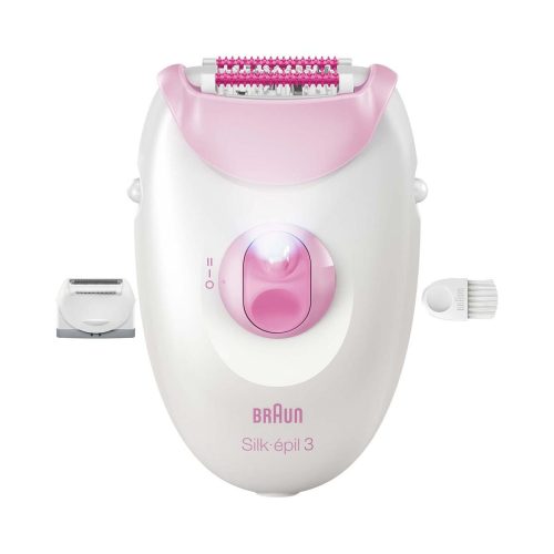 Braun, Braun Epilierer "Silk-épil 3 SE3-031" kabelgebundener Epilierer, Rasier- & Trimmeraufsatz