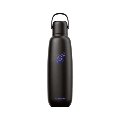 sodastream, Sodastream 0.9L fizz and go Cool Black DWS Edelstahlflasche – Wassersprudler Zubehör – schwarz