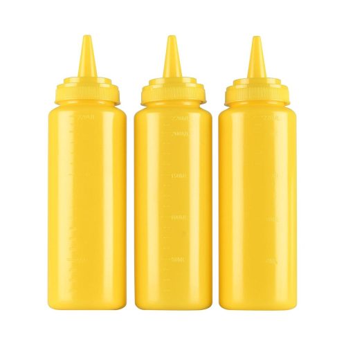ProChef, ProChef Quetschflasche Gelb 236ml 3er Set – Diverse Gastro Küchenutensilien