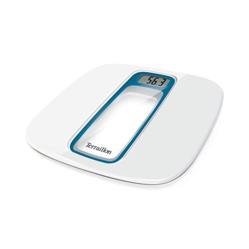 Terraillon, Terraillon Window Blue Silver Personenwaage – Personenwaage/Körperwaage – weiss / blau