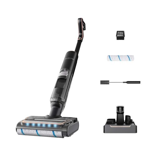 Rowenta, Rowenta Nass-Trocken-Sauger "X-Clean 7, Saugen und Wischen, LED-Display, 180 abflachbares Design" selbstreinigend, selbstfahrendes Walzensystem, für Hartböden, GZ5735