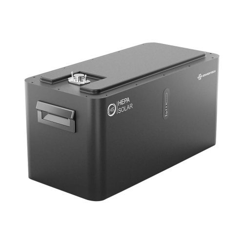 HEPA Solar, HEPA Solar Powercube Batteriespeicher Erweiterungsmodul – Solarpanel – schwarz