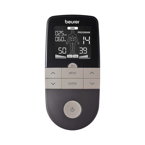 beurer, BEURER TENS-EMS-Gerät "Digital EM 1 R Relief+, 3-in-1 Reizstromgerät" zur Schmerztherapie, Muskelstimulation und Entspannung