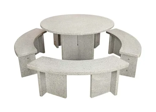 Nouvel, Gandria Granittisch mit Sitzbank