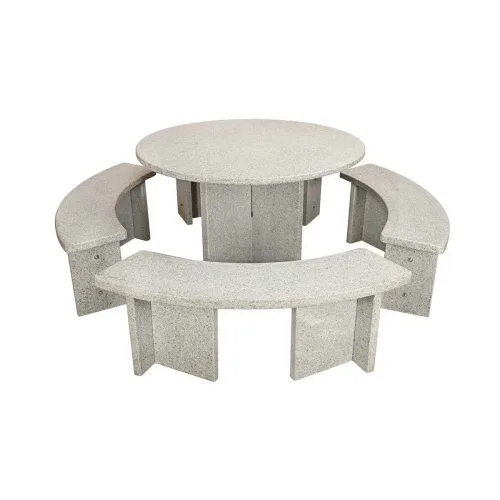 Nouvel, Gandria Granittisch mit Sitzbank