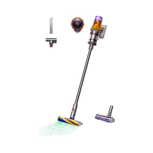 Dyson, Dyson V12 Detect Slim Absolute Akkustaubsauger – Akku Staubsauger/Besenstaubsauger – gelb