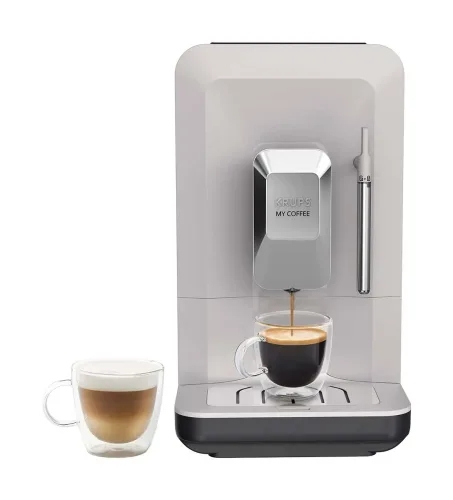 Krups, Krups My Coffee EA201B Kaffeevollautomat – hellgrau