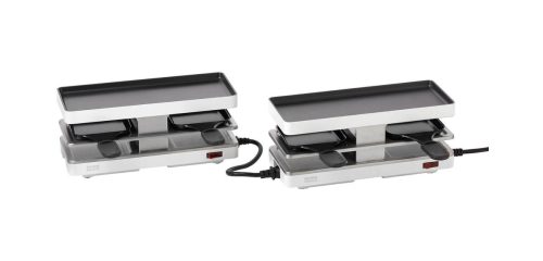 Stöckli, Stöckli Twinboard Set Raclettegrill – Raclette Ofen/Raclette Grill – weiss