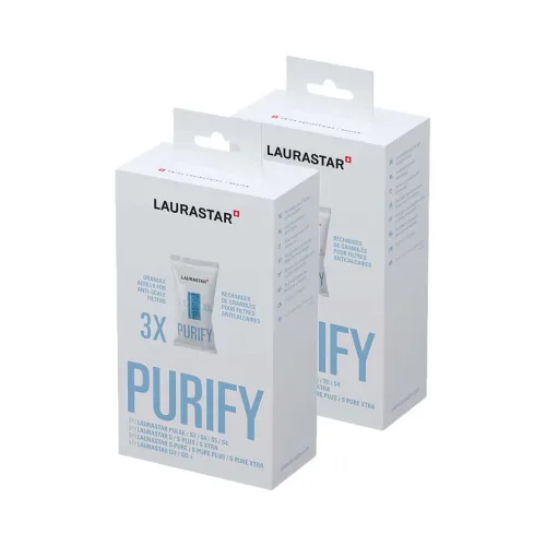 Laurastar, LAURASTAR Set mit 3 Nachfüllpackungen für den Anti-Kalk-Filter