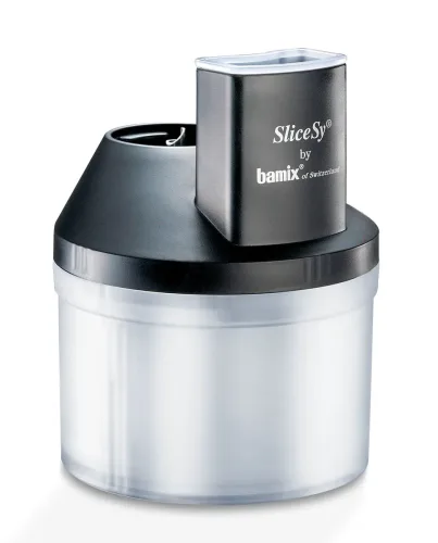 Bamix, Bamix SliceSy Zerkleinerer schwarz – Küchenmaschine Zubehör