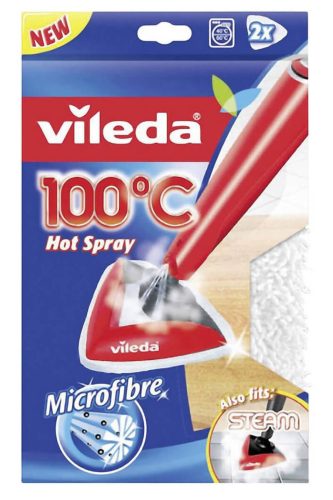 Vileda, Vileda Steam Microfibre – Wischbezug/Ersatzbürste – weiss