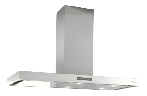 Wesco, Wesco Quadro 7-120 Dunstabzugshaube 60cm – Inselhaube/Dunstabzugshaube Insel – edelstahl
