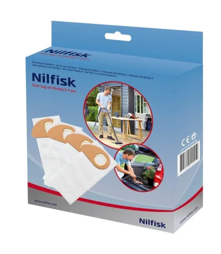 Nilfisk, Nilfisk Staubfilter "BUDDY II Vlies, 4 Stück"