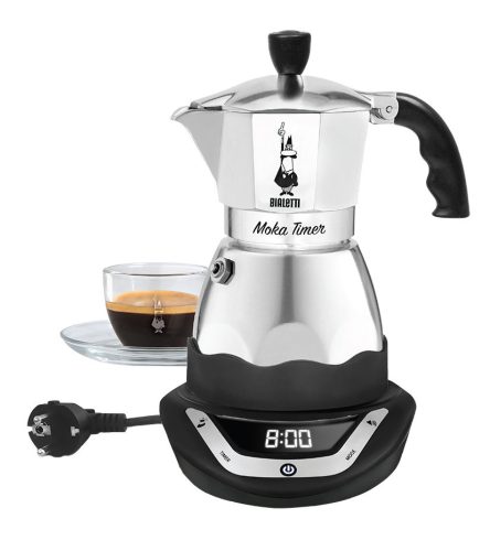 Bialetti, BIALETTI Espressokocher "Moka Timer, 3 Tassen"
