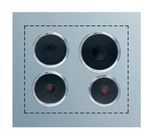 Electrolux, Electrolux PS+B423 +Befestigungset 14/18/18/22 cm Plattensatz – Kochmulde/Gusskochplatten