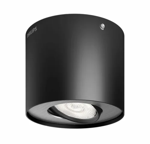 Philips LED, Philips LED Phase Aufbauleuchte LED LED fest eingebaut 4.5 W Warmweiß Schwarz