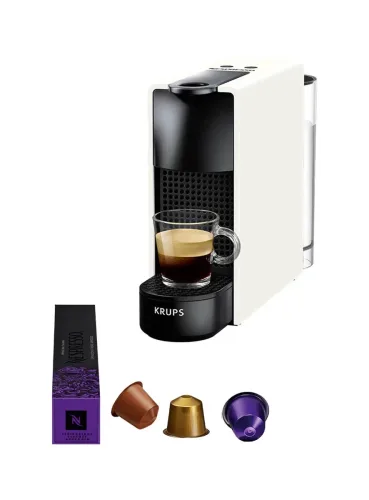 KRUPS NESPRESSO, KRUPS NESPRESSO Kapselkaffeemaschine Essenza Mini White