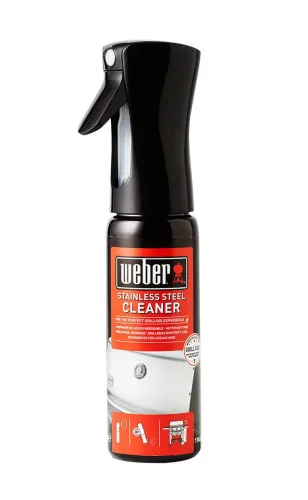 WEBER, Weber Edelstahl-Reiniger – Weber Grillbürste/Grillreiniger – schwarz