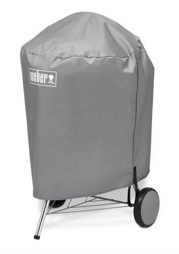 WEBER, Weber Abdeckhaube für Holzkohlegrills 57 cm – Weber Grillabdeckung/Grill Abdeckhaube – grau