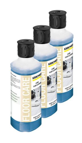 Kärcher, Kärcher Reinigungsmittel Stein RM537, 500 ml Bodenreiniger – Staubsauger Düse/Staubsauger Bürste – blau