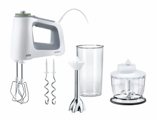 Braun, Braun - Handmixer MultiMix 5 HM5137WH, Grau, One Size