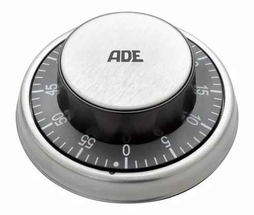 ADE TD 1304 mechanischer Küchentimer schwarz