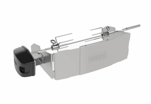 WEBER, Weber Drehspiess Pulse – Weber Grill Ablage/Grill Rollwagen/Grill Erweiterung – edelstahl