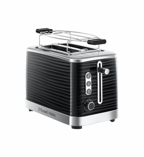 Russell Hobbs, RUSSELL HOBBS Toaster "Inspire 24371-56 Schwarz" 2 kurze Schlitze für 2 Scheiben 1050 W