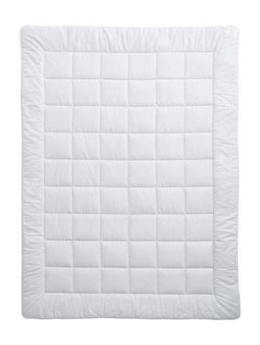 Billerbeck, Billerbeck Schurwollduvet Meisterklasse Uno Weiss Baumwolle 160 cm 210 cm Schurwolle - Schurwollduvet