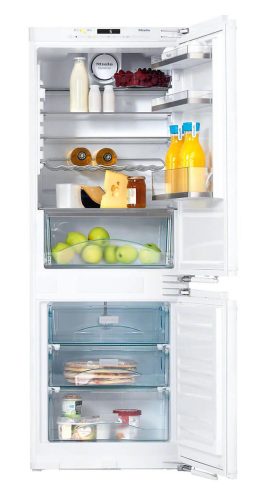 Miele, Miele KF 35532-55 iD Kühlschrank links Kühlschrank mit Gefrierfach vollintegriert – Einbaukühlschrank mit Gefrierfach 55 cm vollintegriert