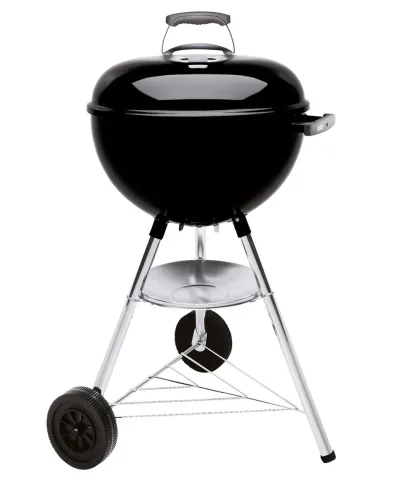 WEBER, Weber BAR-B-KETTLE, 47 CM Kugelgrill – Weber Holzkohlegrill/Kohlegrill – black