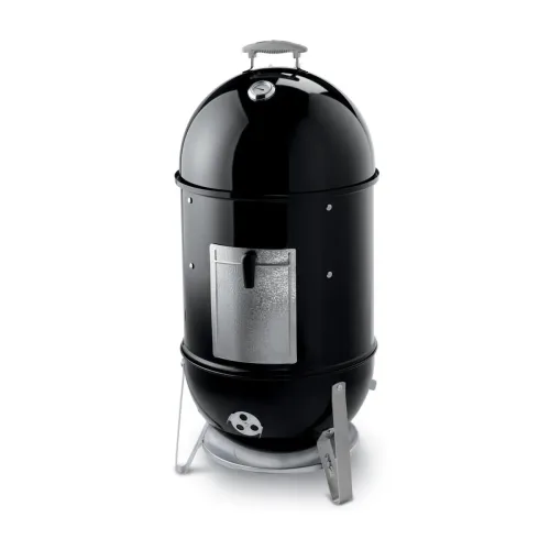 WEBER, Weber Smokey Mountain Cooker Smoker 47cm Holzkohlegrill – Weber Holzkohlegrill/Kohlegrill – black