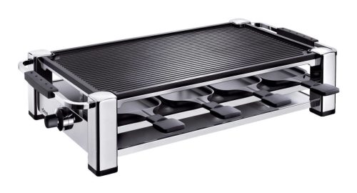 Koenig, Koenig 8er Raclettegerät chrom – Raclette Ofen/Raclette Grill