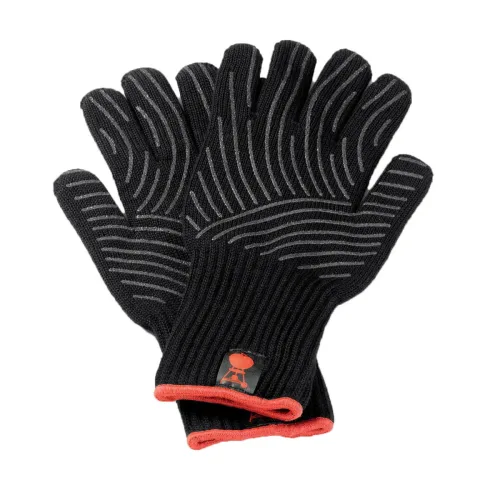 WEBER, Weber Grillhandschuh-Set – Weber Grillschürze/Grillhandschuhe – schwarz