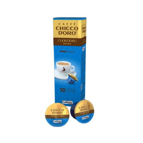 Chicco dOro, CHICCO D'ORO Kaffee Caffitaly 802284 Cuor d'Oro Decaf 10 St&uuml;ck
