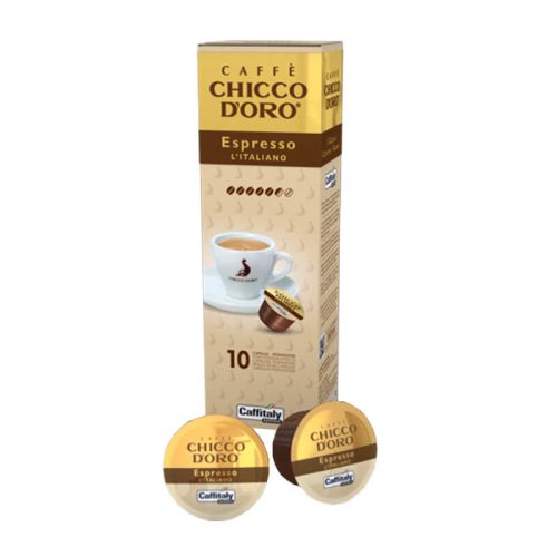 Chicco dOro, CHICCO D'ORO Kaffee Caffitaly 802017 Espresso Italiano 10 St&uuml;ck