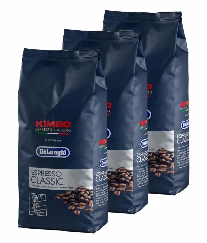 De'Longhi, De'Longhi Delonghi Kimbo for De'Longhi, Classic, 35% Arabica 65% Robusta, 1kg DLSC611
