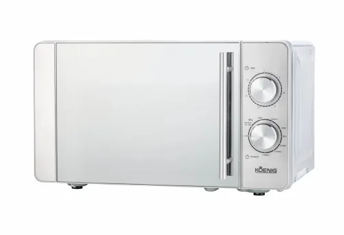 Koenig, KOENIG Mikrowelle "Classic Silberfarben" 800 W