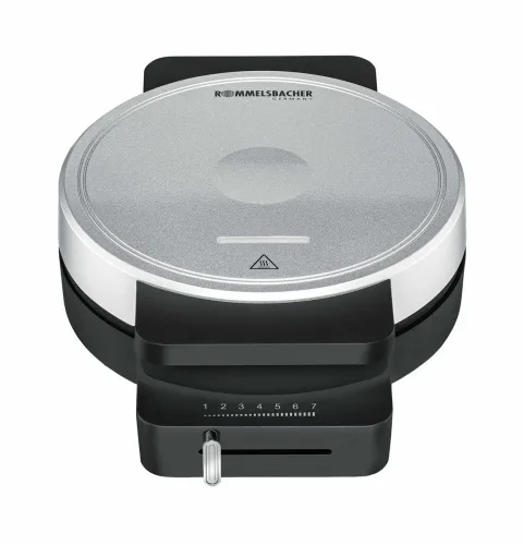 Rommelsbacher, Rommelsbacher WA 850 Waffeleisen – Waffeleisen/Brezeleisen – silber