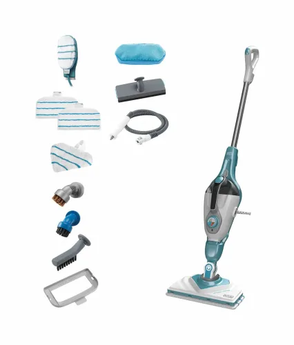Black + Decker, Black Decker BHSM169DSM-QS Dampfbesen – Dampfreiniger – weiss