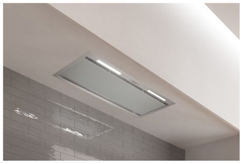 Wesco, Wesco EVRE visio 60 Edelstahl Glas weissalu Dunstabzugshaube – Einbau Dunstabzug