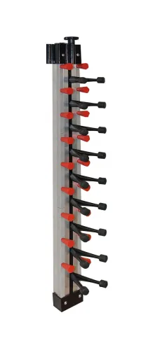 ProChef, ProChef Wand-Tellerstapler 9 Teller – Gastro Inventar/Gastro Einrichtungen – schwarz / grau