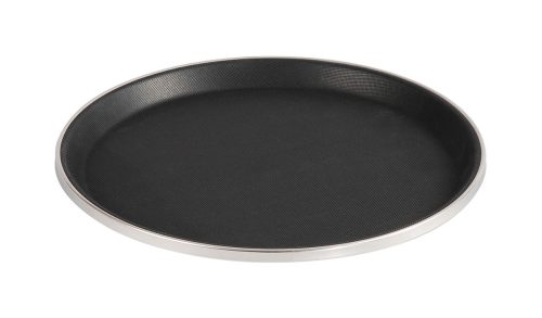 ProChef, ProChef Serviertablett Ø 35.5 cm – Gastro Inventar/Gastro Einrichtungen – schwarz / silber