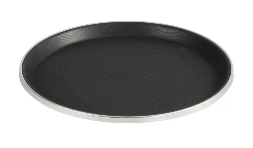 ProChef, ProChef Serviertablett Ø 40.5 cm – Gastro Inventar/Gastro Einrichtungen – schwarz / silber