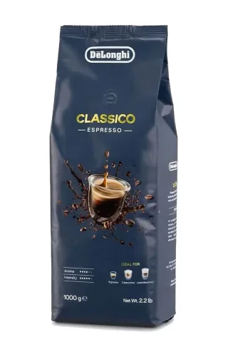 De'Longhi, De'Longhi Delonghi Classico Kaffeebohnen, 50% Arabica 50% Robusta, 1kg DLSC616