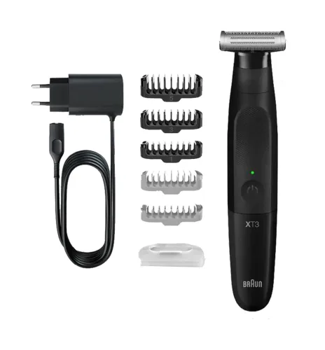 Braun, Braun Series XT3200 Face + Body Elektrorasierer – Trimmer/Barttrimmer/Bartschneider – schwarz