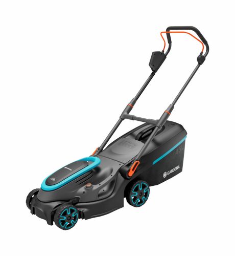 Gardena, GARDENA PowerMax 37/36V P4A solo Akku Akku-Rasenmäher ohne Akku, ohne Ladegerät, Höhenverstellbarer Griff 18 V