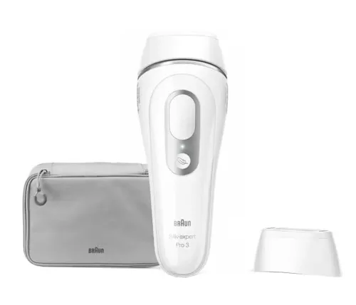 Braun, Braun Silk-expert Pro 3 PL 3020 Haarentfernung IPL – IPL Gerät/IPL Haarentfernung – weiss / silber