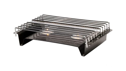 Nouvel, Nouvel, Küchenbedarf, Nouvel Plattenwärmer 2-flammig verchromt/schwarz 33x18.5 x7cm, Produkte & Wohnen