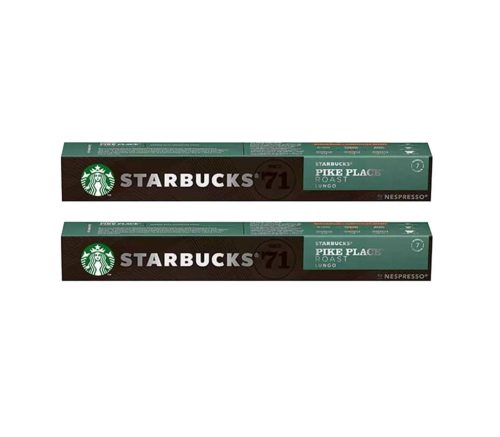 STARBUCKS, Starbucks Pike Place, Medium Roast Kaffeekapseln – Nespresso Kapseln – blau